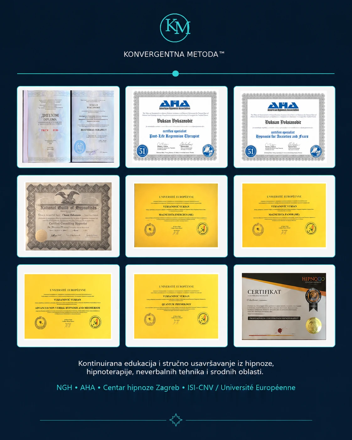 Pregled diploma i sertifikata